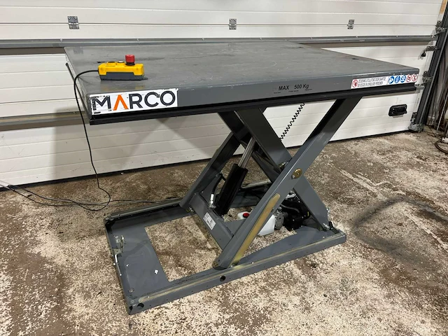 2020 marco professionele schaarheftafel (500 kg) - functioneel - afbeelding 7 van  14