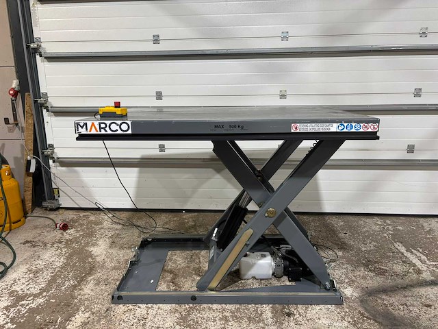 2020 marco professionele schaarheftafel (500 kg) - functioneel - afbeelding 1 van  14