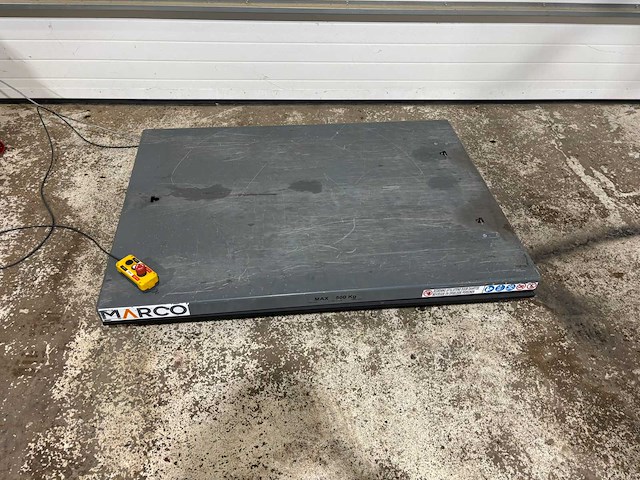 2020 marco professionele schaarheftafel (500 kg) - functioneel - afbeelding 11 van  14