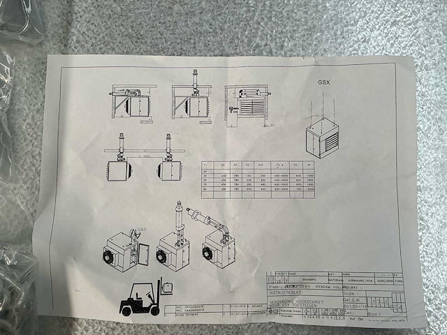 2020 mark gsx55 industriële verwarmingsinstallatie (4x) - afbeelding 4 van  12