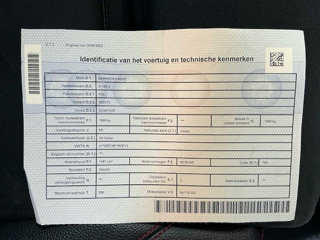 2020 mercedes-benz a180d sedan personenauto - afbeelding 19 van  26