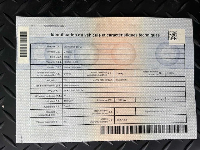 2020 mercedes-benz v-klasse 300d 2.0 auto - afbeelding 41 van  54