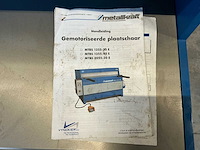 2020 metallkraft mtbs 2055-30e gemotoriseerde plaatschaar - afbeelding 5 van  14