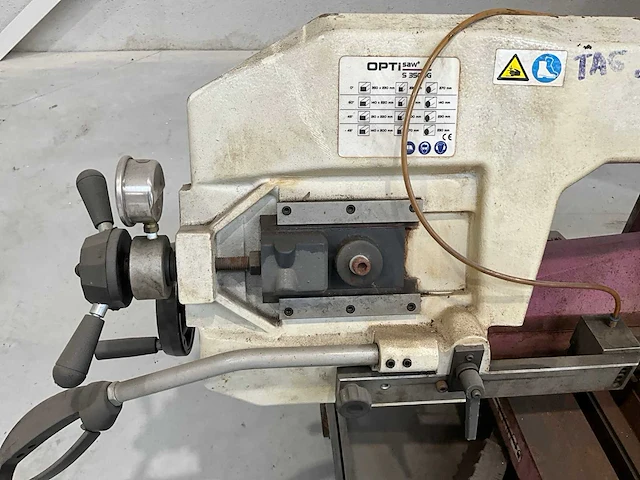 2020 optimum s 350dg metalen horizontale bandzaagmachine - afbeelding 3 van  13
