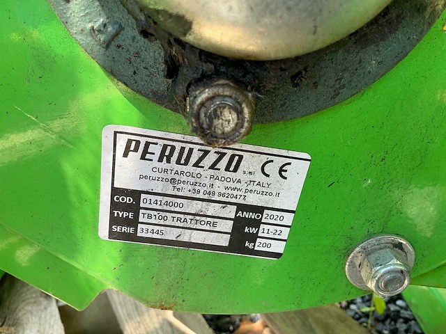 2020 peruzzo tb100 tratore houthakselaar - afbeelding 6 van  6