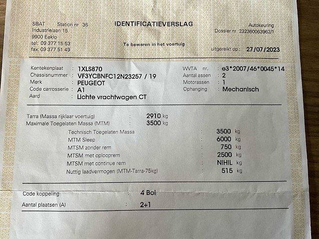 2020 peugeot boxer lichte vracht - airco - euro 6d - trekhaak - afbeelding 53 van  60