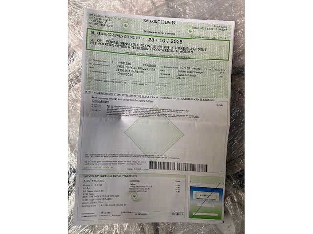 2020 peugeot partner personenauto - afbeelding 3 van  9