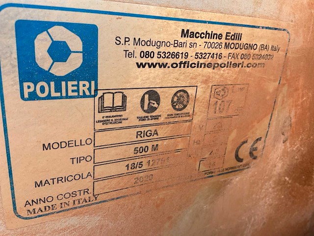 2020 polieri riga steenzaagmachine - afbeelding 6 van  6