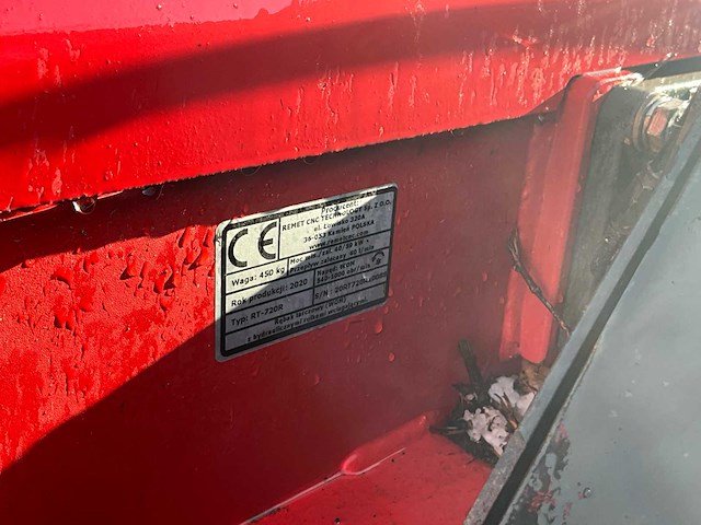 2020 red dragon rt-720r houthakselaar - afbeelding 10 van  11