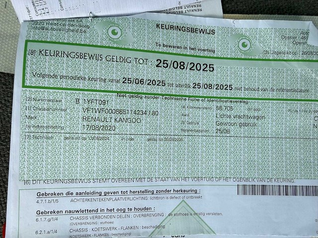 2020 renault kangoo - euro 6d - 67000km - afbeelding 29 van  40