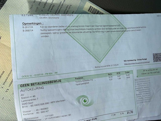 2020 renault kangoo - euro 6d - 67000km - afbeelding 30 van  40