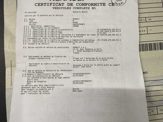 2020 renault kangoo lichte vracht - 77000km - euro 6 - afbeelding 27 van  35