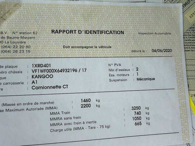 2020 renault kangoo lichte vracht - geldige technische keuring - 88000km - afbeelding 19 van  39