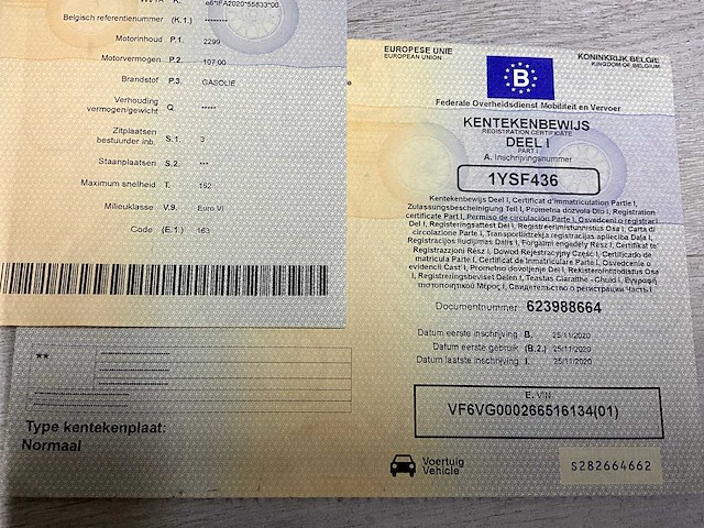 2020 renault master chassis cabine - euro 6 - airco - afbeelding 36 van  48