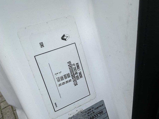 2020 renault master chassis cabine - euro 6 - airco - afbeelding 29 van  48