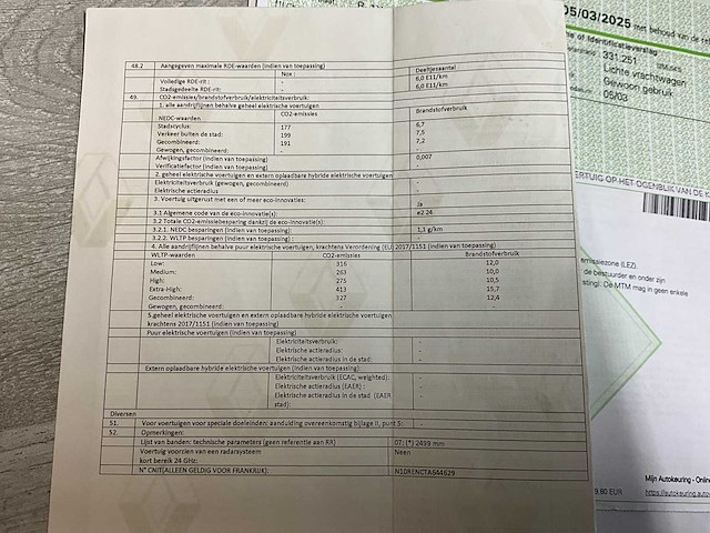 2020 renault master lichte vracht - airco - trekhaak - afbeelding 55 van  61