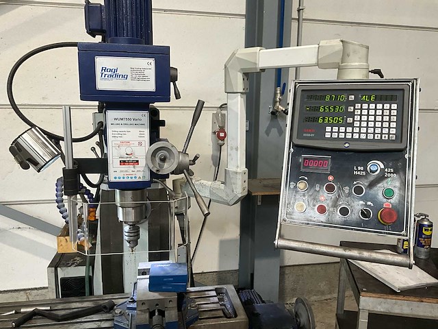 2020 rogi trading wum7550 vario nc frees- en boormachine - functioneel - afbeelding 2 van  2