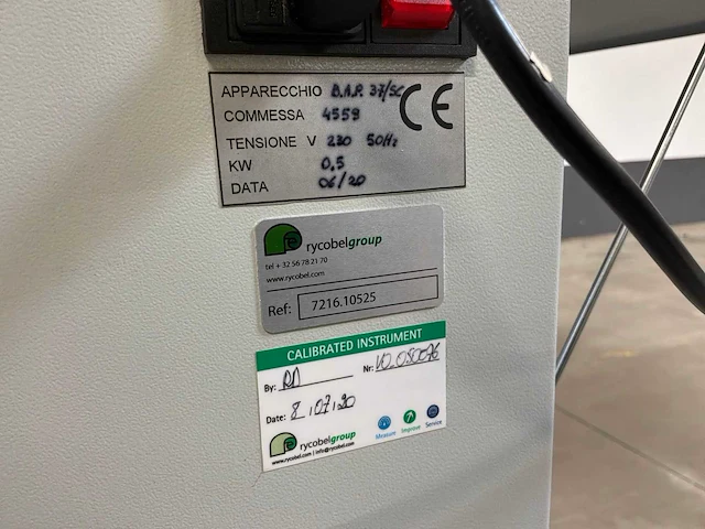 2020 rycolab luchtdoorlaatbaarheidstester - afbeelding 8 van  9