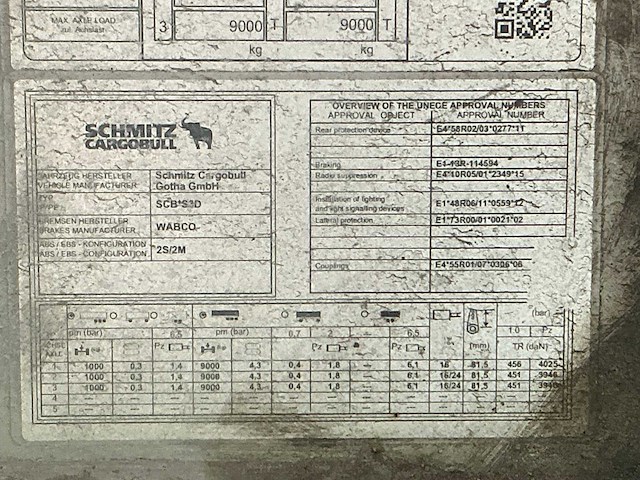 2020 schmitz cargobull scb*s3d kipper-oplegger - afbeelding 3 van  16