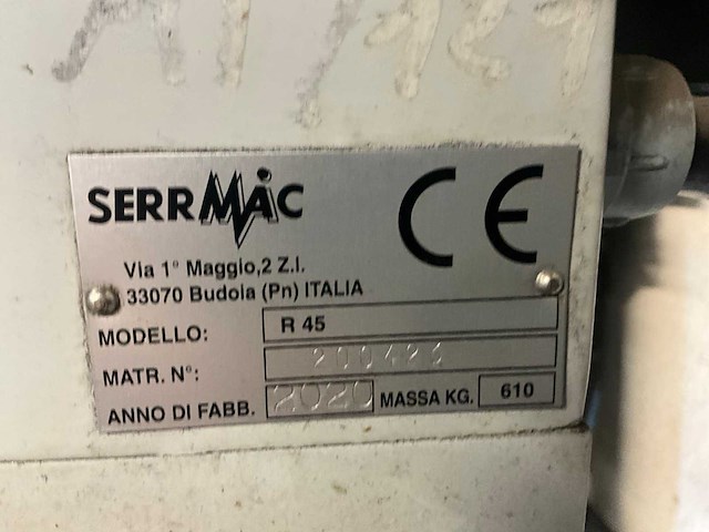 2020 serrmac r 45 kolomboormachine - afbeelding 6 van  15