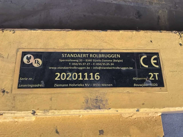 2020 standaert hijsbalk halkraan - afbeelding 4 van  4