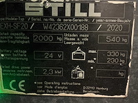 2020 still exh-sf20 elektrische palletwagen - afbeelding 15 van  15