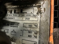 2020 still ltx 50 industriële trekker met hydraulisch ventiel
