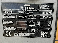 2020 still rx70-50 vorkheftruck - afbeelding 3 van  3