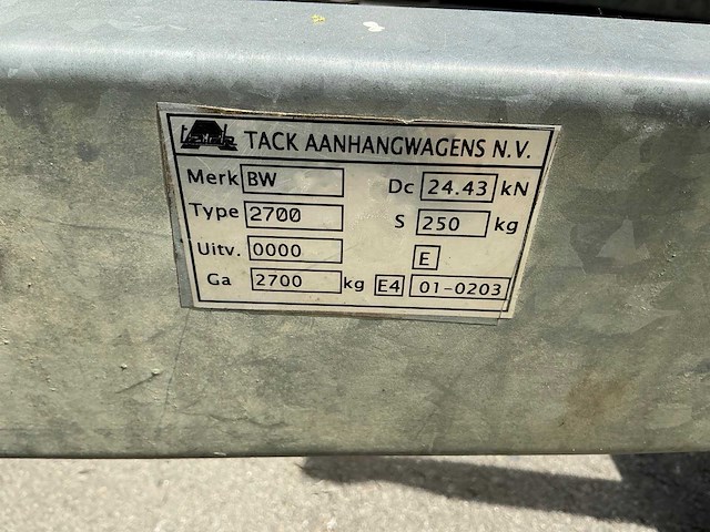 2020 tack k26 kipper-aanhangwagen - afbeelding 6 van  10