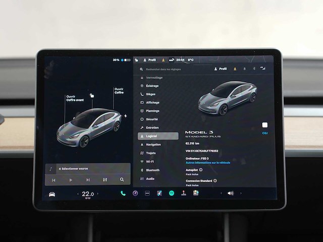 2020 tesla model 3 auto - afbeelding 16 van  37