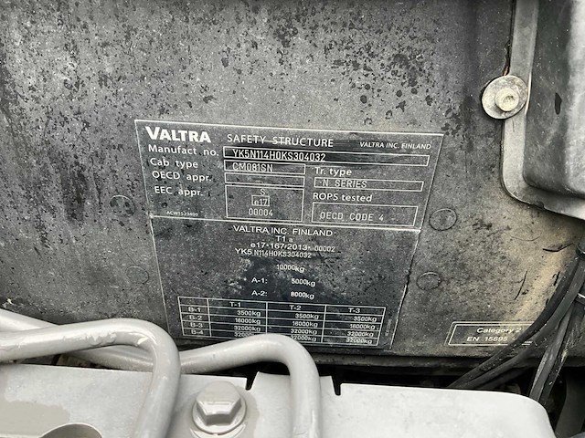 2020 valtra n114e vierwielaangedreven landbouwtractor - afbeelding 8 van  23