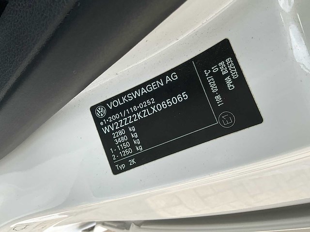 2020 volkswagen caddy lichte vracht - 5 pers - airco - afbeelding 36 van  55