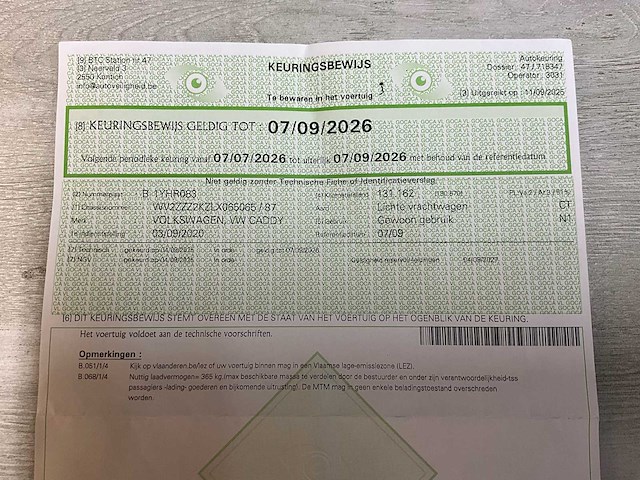 2020 volkswagen caddy lichte vracht - 5 pers - airco - afbeelding 42 van  55