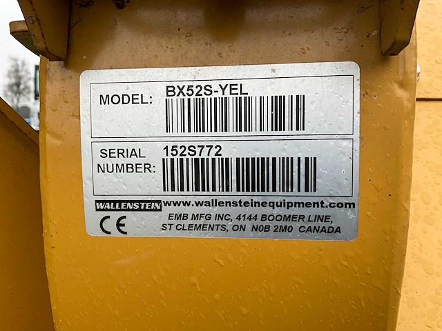 2020 wallenstein bx52s-yel houthakselaar - afbeelding 7 van  7