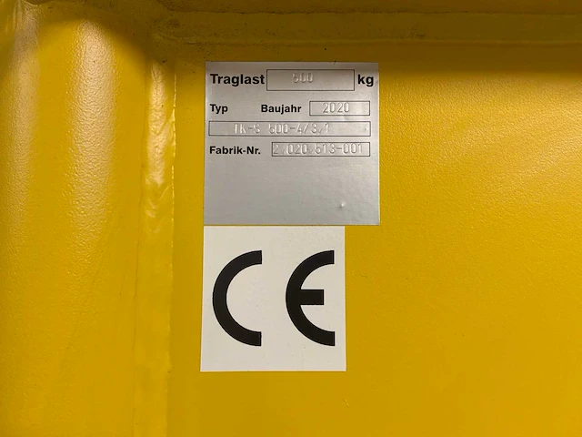 2020 zwenkarm met kettingtakel yale - afbeelding 9 van  13