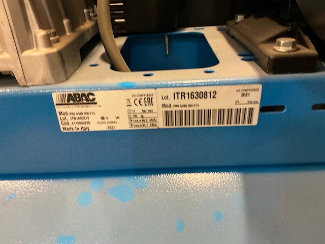 2021 abac pro a49b 200 ct4 luchtcompressor - afbeelding 6 van  6