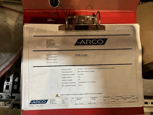 2021 arco transport-/rollenbaancomplex met schroefcompressor - afbeelding 55 van  71