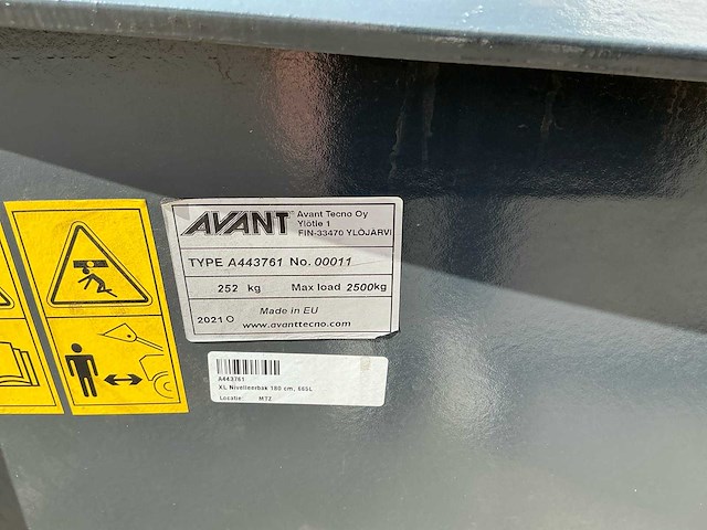 2021 avant nivileerbak 1800mm - afbeelding 2 van  2