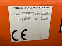 2021 barreto e1620b grondfreesmachine 16pk benzine - afbeelding 8 van  8
