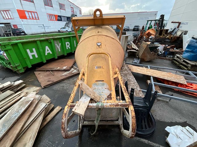 2021 beco b3000lr - betonstortbak 3000l - afbeelding 5 van  6