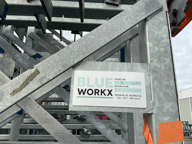 2021 blue workx transportpallet - afbeelding 4 van  6