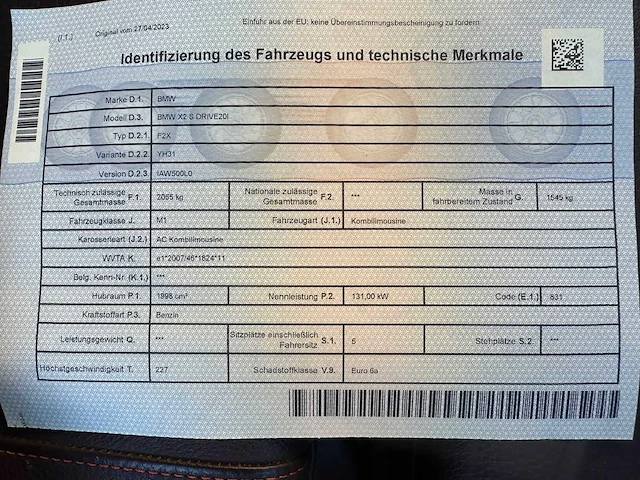 2021 bmw x2 sdrive20i f2x (f39) auto - afbeelding 20 van  29
