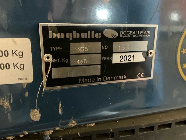 2021 boqballe m35 kunstmeststrooier ongebruikt - afbeelding 3 van  10