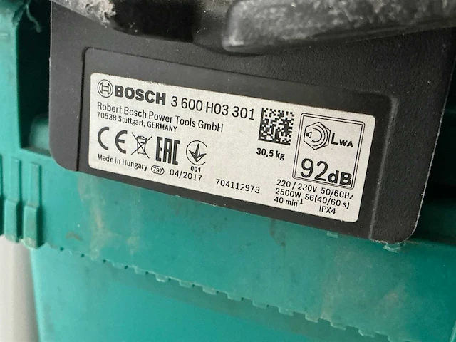 2021 bosch axt 25 tc houtversnipperaar 45mm - afbeelding 6 van  6