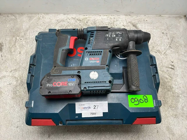 2021 bosch gbh 18v-26f & gde 18v boorhamer accu 36v sds-plus - afbeelding 4 van  4
