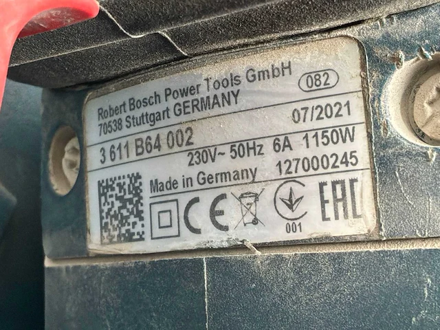 2021 bosch gbh 5-40 dce boorhamer 6kg sds-max - afbeelding 4 van  5