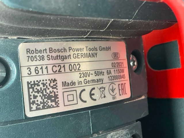2021 bosch gsh 5 ce breekhamer 6kg sds-max - afbeelding 4 van  5