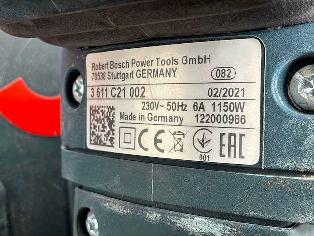2021 bosch gsh 5 ce breekhamer 6kg sds-max - afbeelding 3 van  4