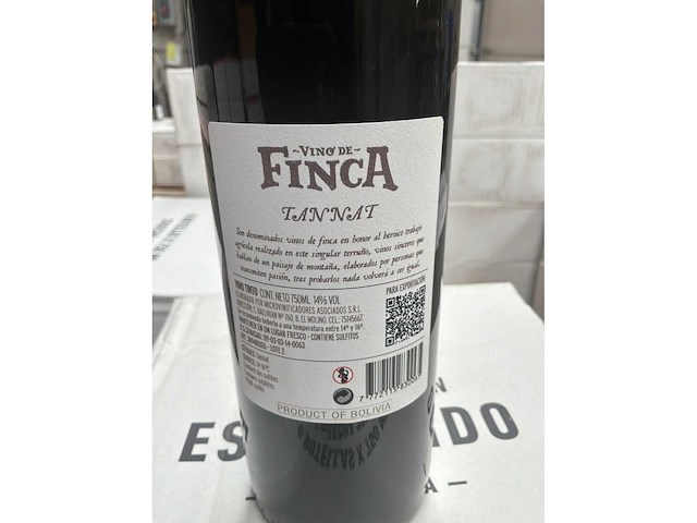 2021 canon escondido finca tannat rode wijn (48x) - afbeelding 3 van  3