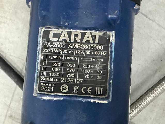 2021 carat a-2600 diamantboormachine - afbeelding 3 van  4